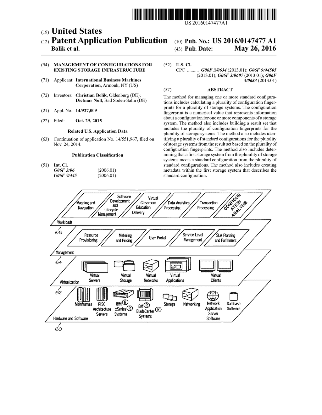 MANAGEMENT OF CONFIGURATIONS FOR EXISTING STORAGE INFRASTRUCTURE - diagram, schematic, and image 01