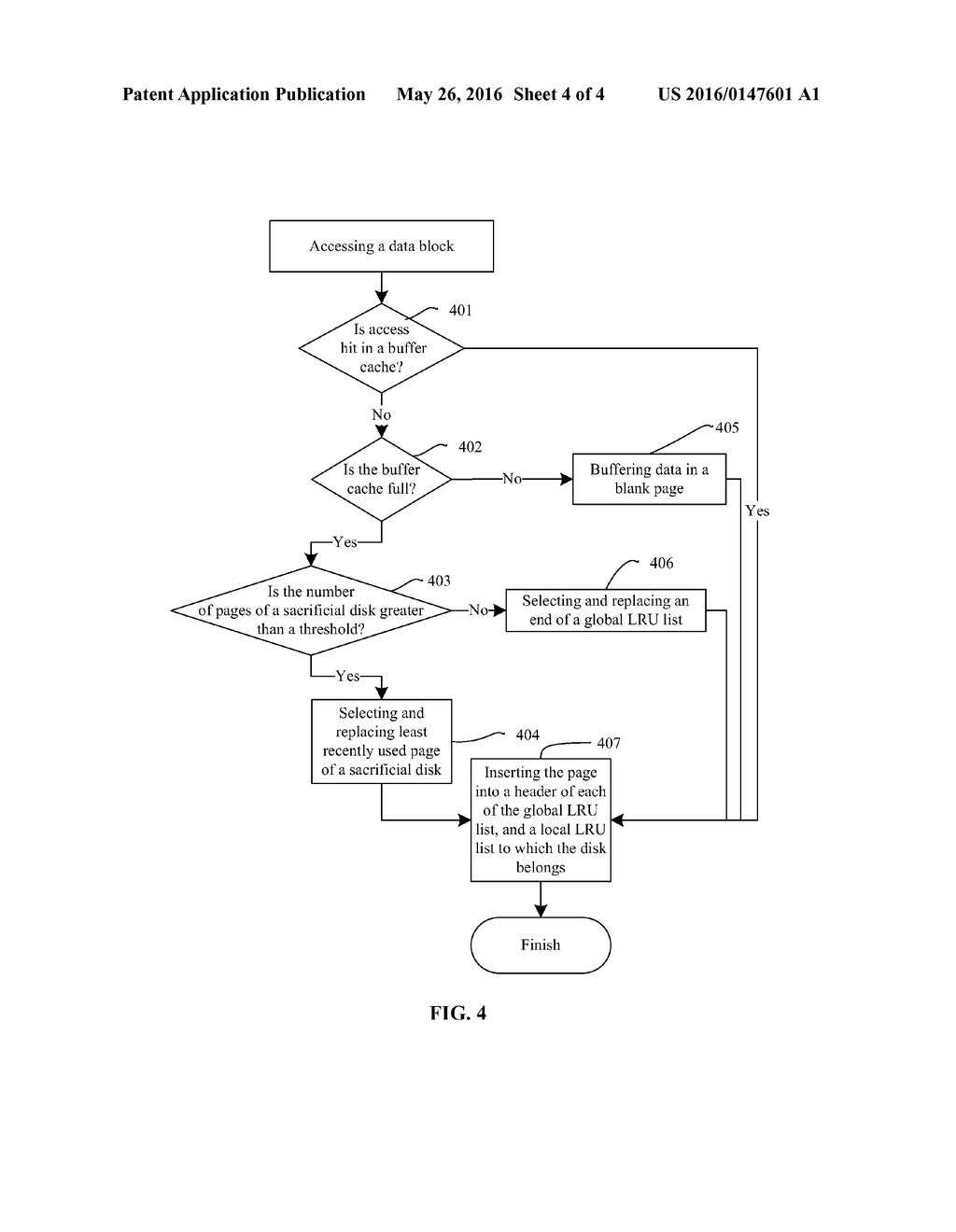 METHOD FOR SCHEDULING HIGH SPEED CACHE OF ASYMMETRIC DISK ARRAY - diagram, schematic, and image 05