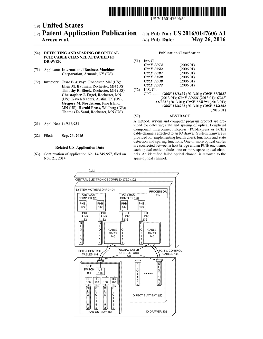 DETECTING AND SPARING OF OPTICAL PCIE CABLE CHANNEL ATTACHED IO DRAWER - diagram, schematic, and image 01