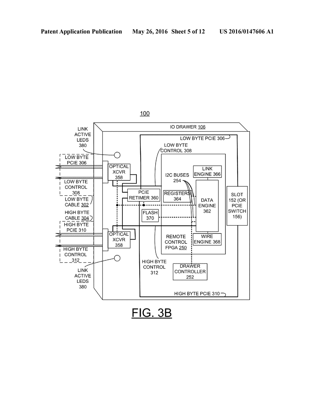 DETECTING AND SPARING OF OPTICAL PCIE CABLE CHANNEL ATTACHED IO DRAWER - diagram, schematic, and image 06