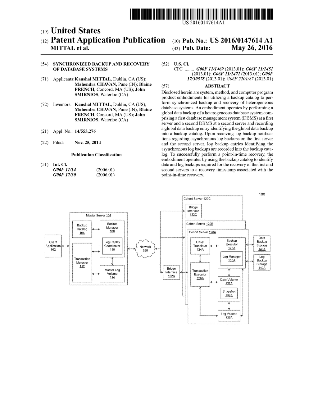 Synchronized Backup and Recovery of Database Systems - diagram, schematic, and image 01