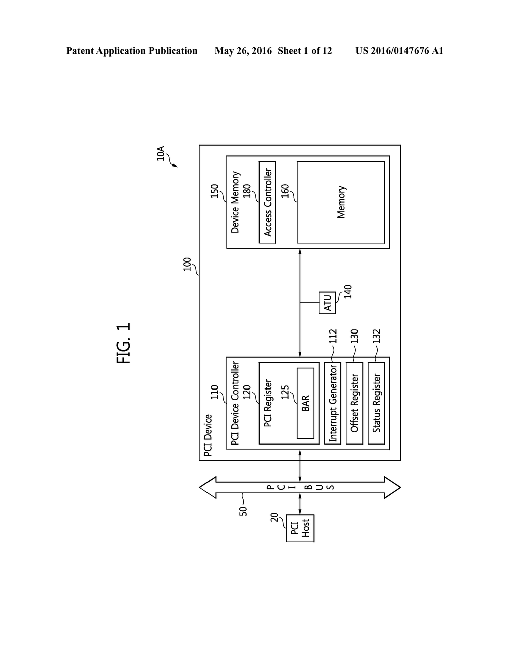 PERIPHERAL COMPONENT INTERCONNECT (PCI) DEVICE AND SYSTEM INCLUDING THE     PCI - diagram, schematic, and image 02