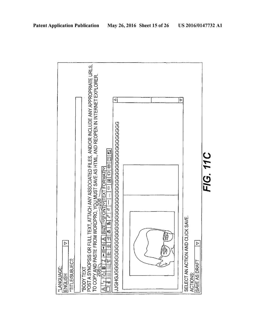 RICH TEXT HANDLING FOR A WEB APPLICATION - diagram, schematic, and image 16