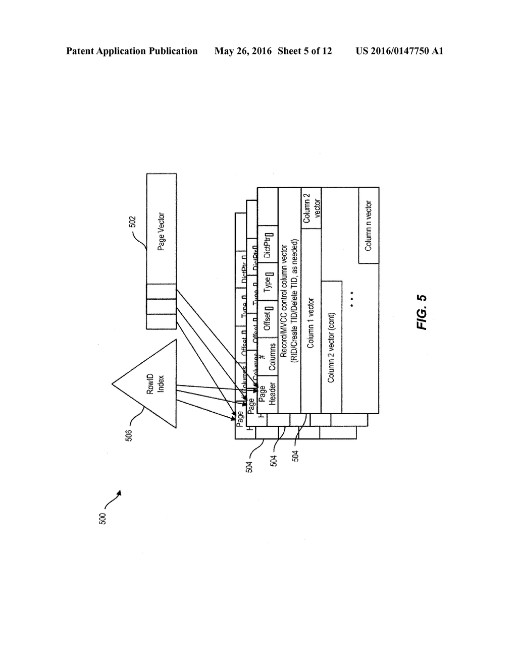 Versioned Insert Only Hash Table for In-Memory Columnar Stores - diagram, schematic, and image 06