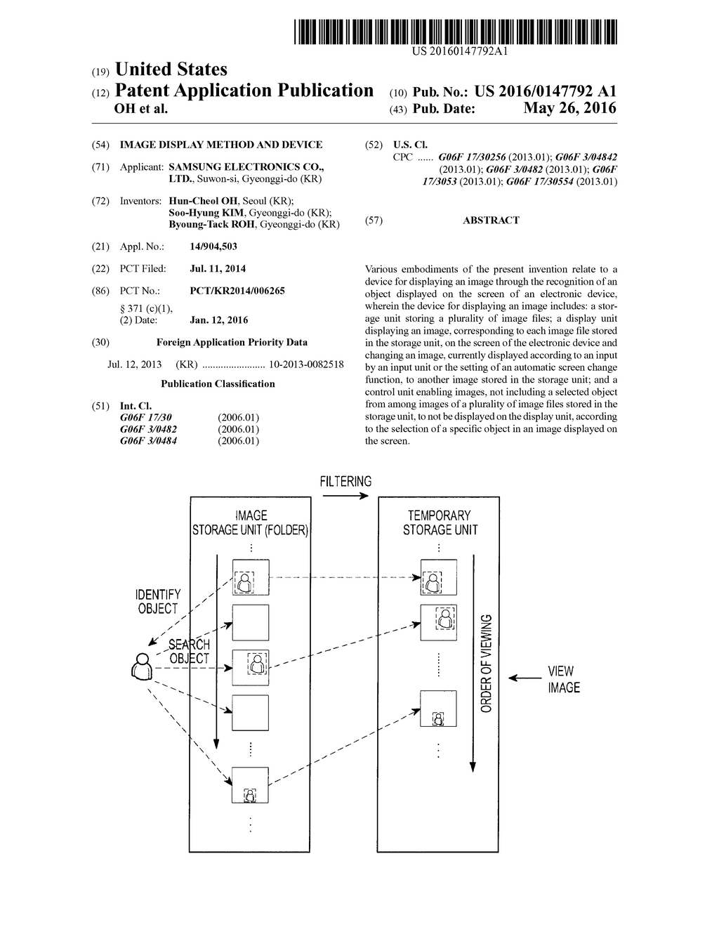 IMAGE DISPLAY METHOD AND DEVICE - diagram, schematic, and image 01