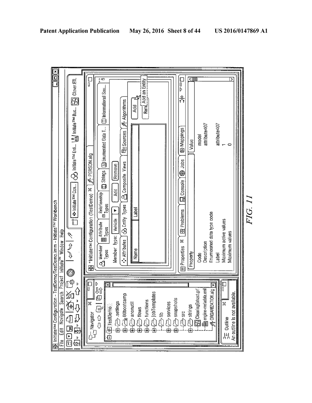 METHOD AND SYSTEM FOR INDEXING, RELATING AND MANAGING INFORMATION ABOUT     ENTITIES - diagram, schematic, and image 09