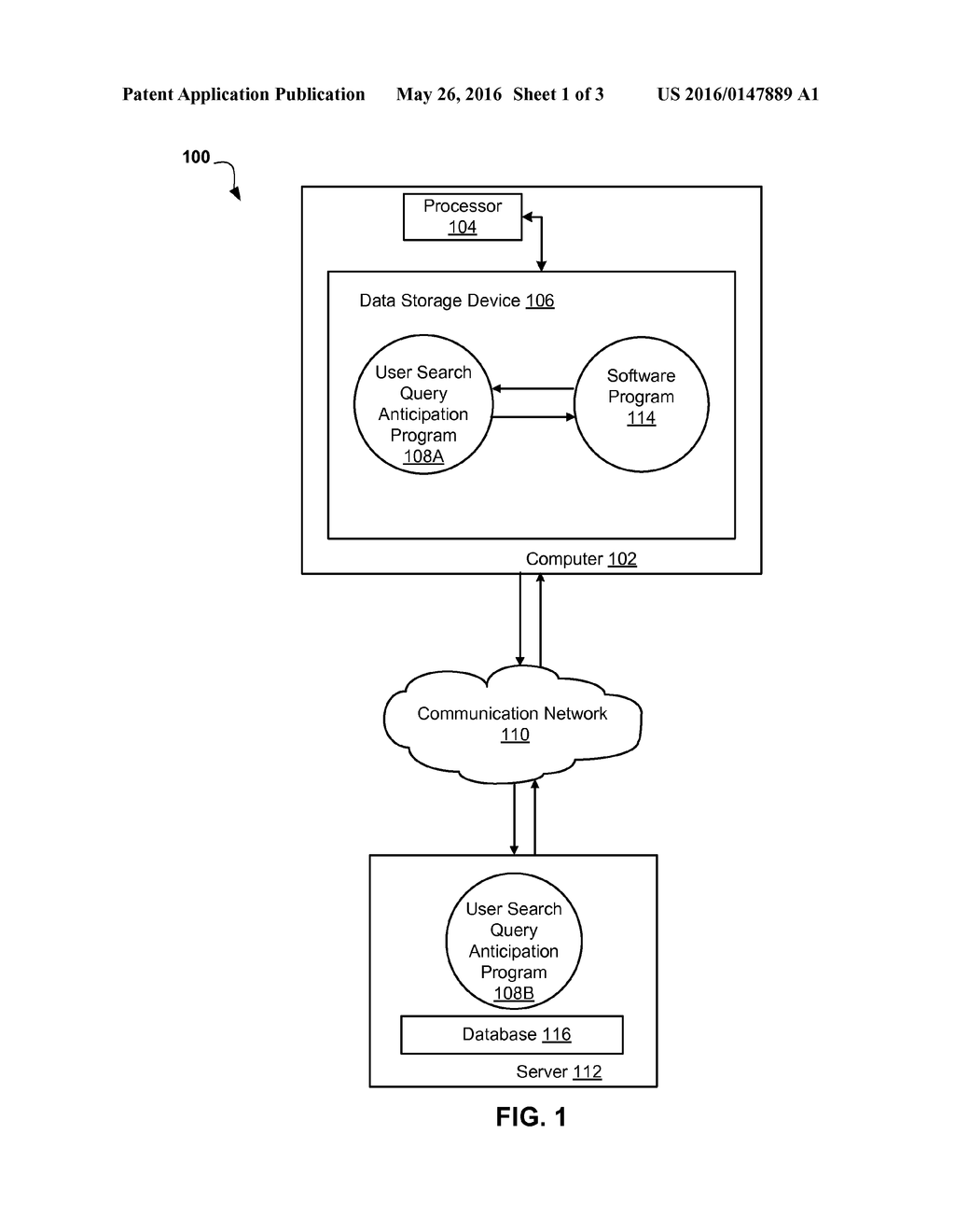 PRESENTING ANTICIPATED USER SEARCH QUERY RESULTS PROMPTED BY A TRIGGER - diagram, schematic, and image 02