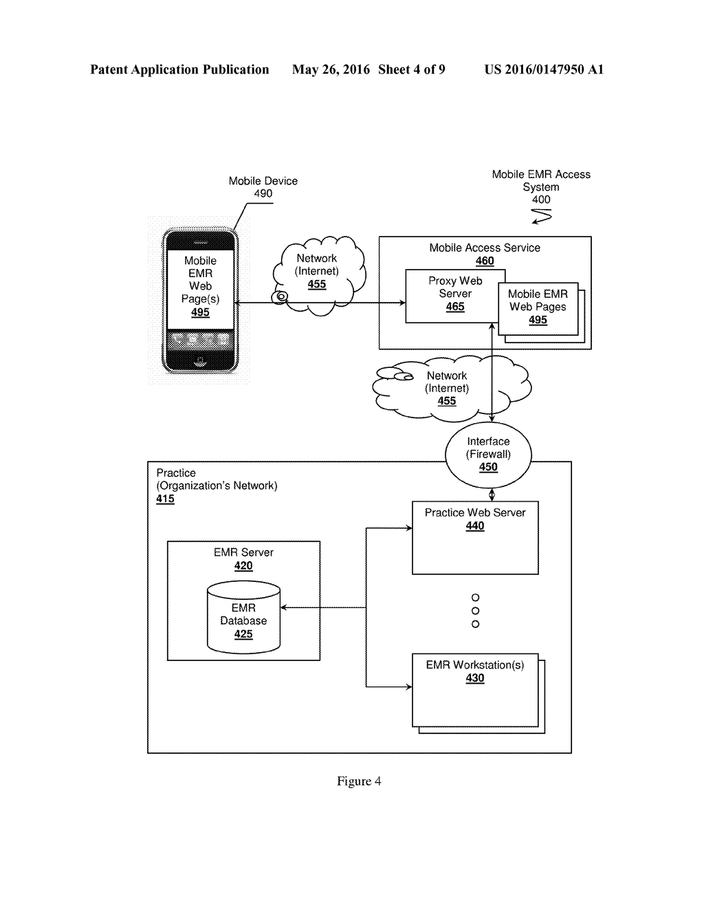 ELECTRONIC MEDICAL RECORD DISTRIBUTION, SYSTEMS AND METHODS - diagram, schematic, and image 05