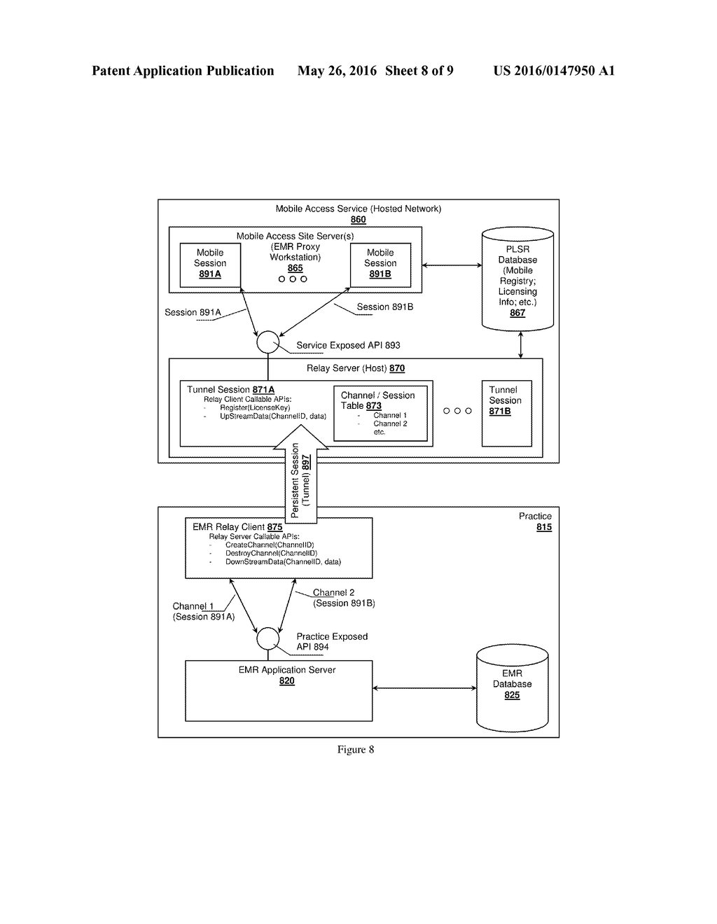 ELECTRONIC MEDICAL RECORD DISTRIBUTION, SYSTEMS AND METHODS - diagram, schematic, and image 09