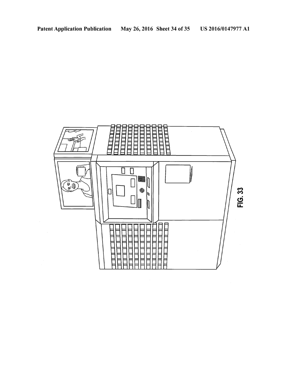 Secure Cabinet for Dispensing Items - diagram, schematic, and image 35