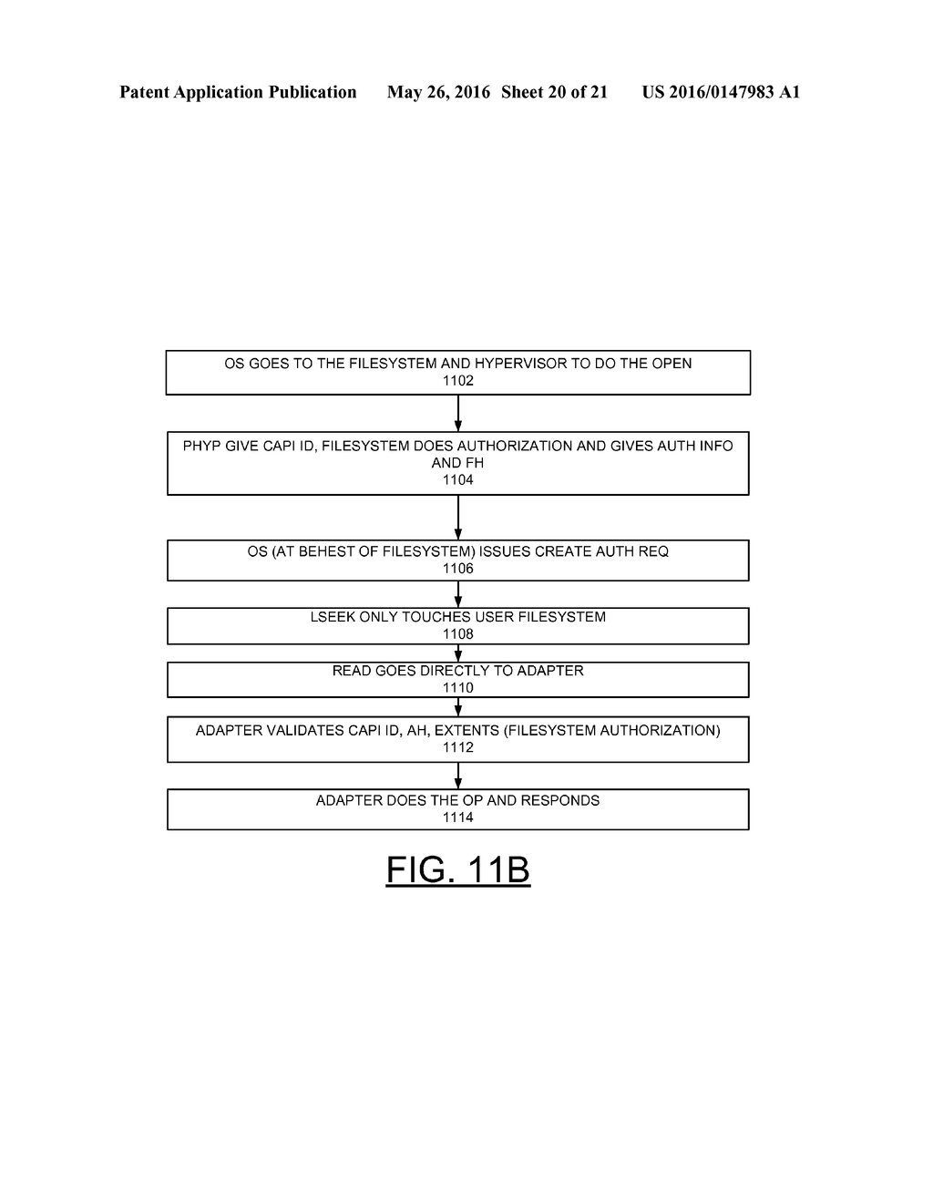 IMPLEMENTING EXTENT GRANULARITY AUTHORIZATION INITIALIZATION PROCESSING IN     CAPI ADAPTERS - diagram, schematic, and image 21