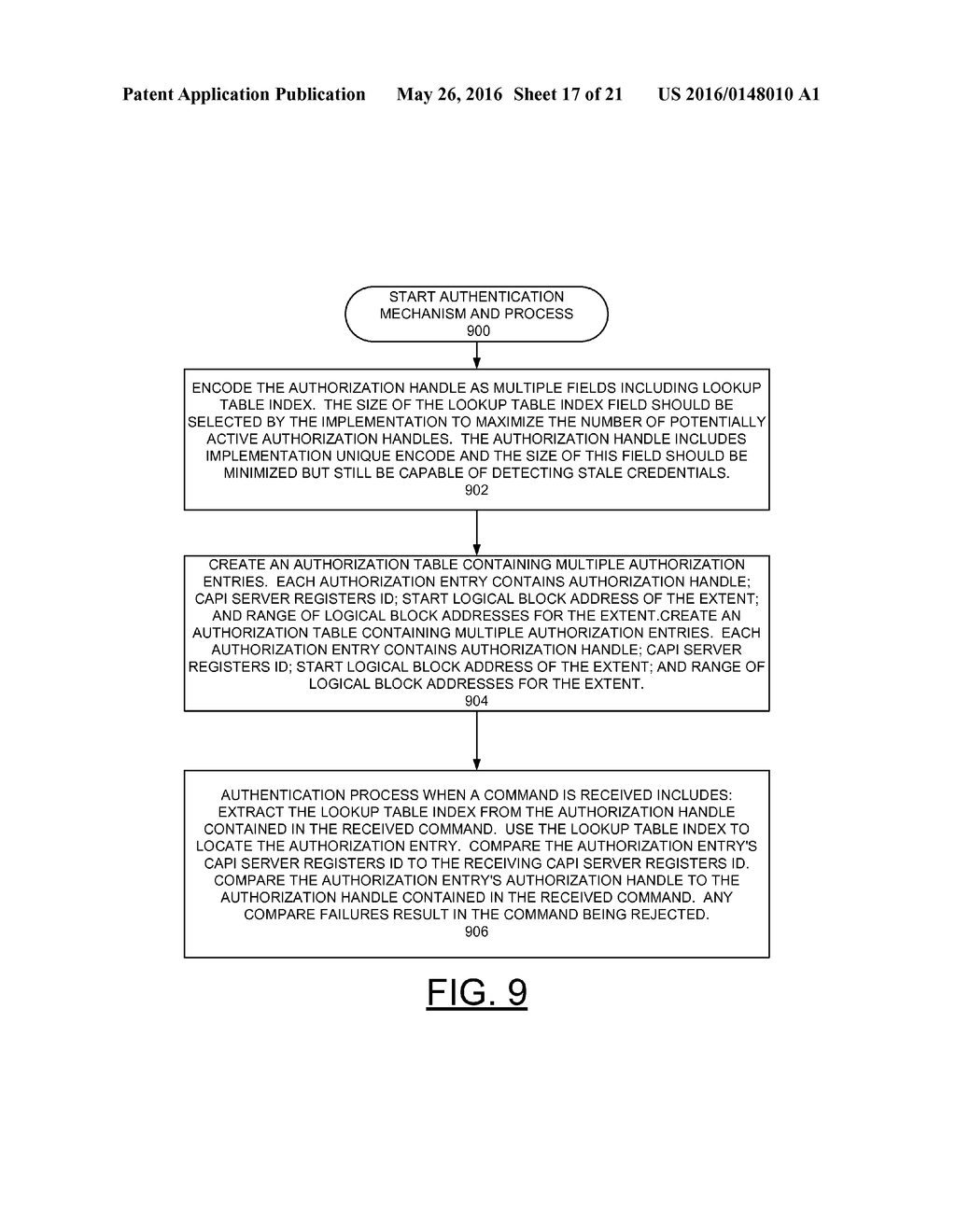 IMPLEMENTING EXTENT GRANULARITY AUTHORIZATION PROCESSING IN CAPI ADAPTERS - diagram, schematic, and image 18