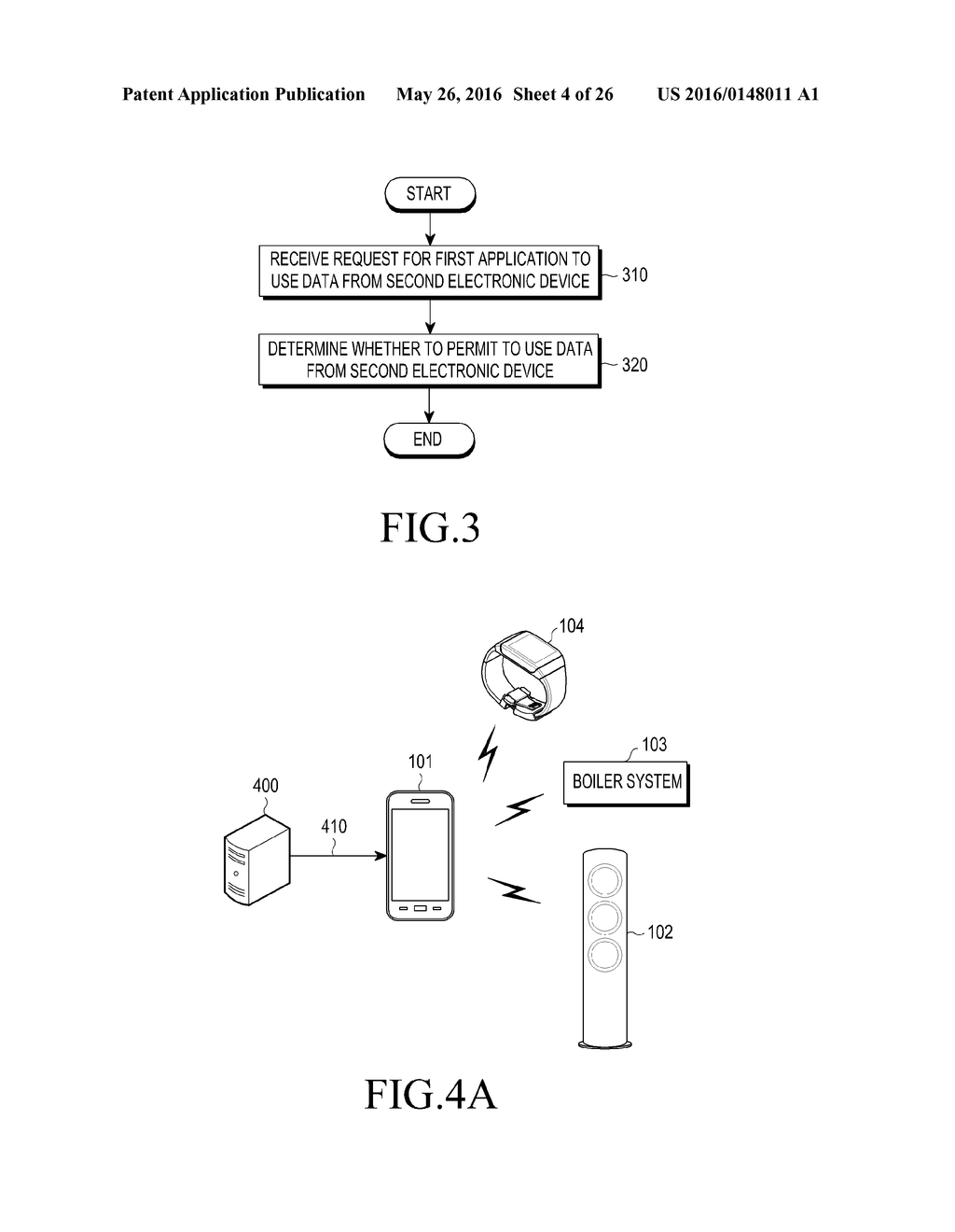 ELECTRONIC DEVICE FOR MANAGING USE OF DATA FROM OTHER ELECTRONIC DEVICE     AND METHOD FOR CONTROLLING THE SAME - diagram, schematic, and image 05