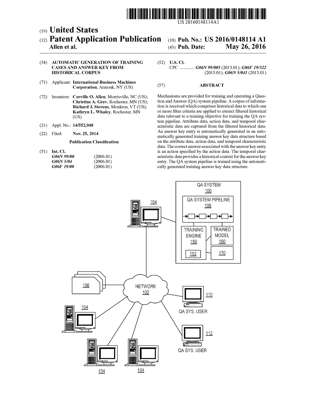 Automatic Generation of Training Cases and Answer Key from Historical     Corpus - diagram, schematic, and image 01