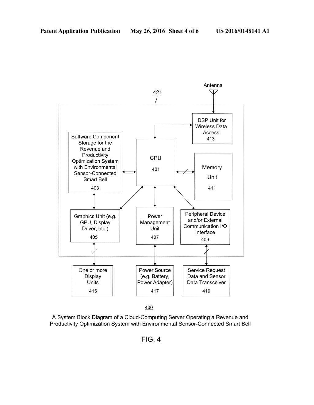 Revenue and Productivity Optimization System With Environmental     Sensor-Connected Smart Bell - diagram, schematic, and image 05