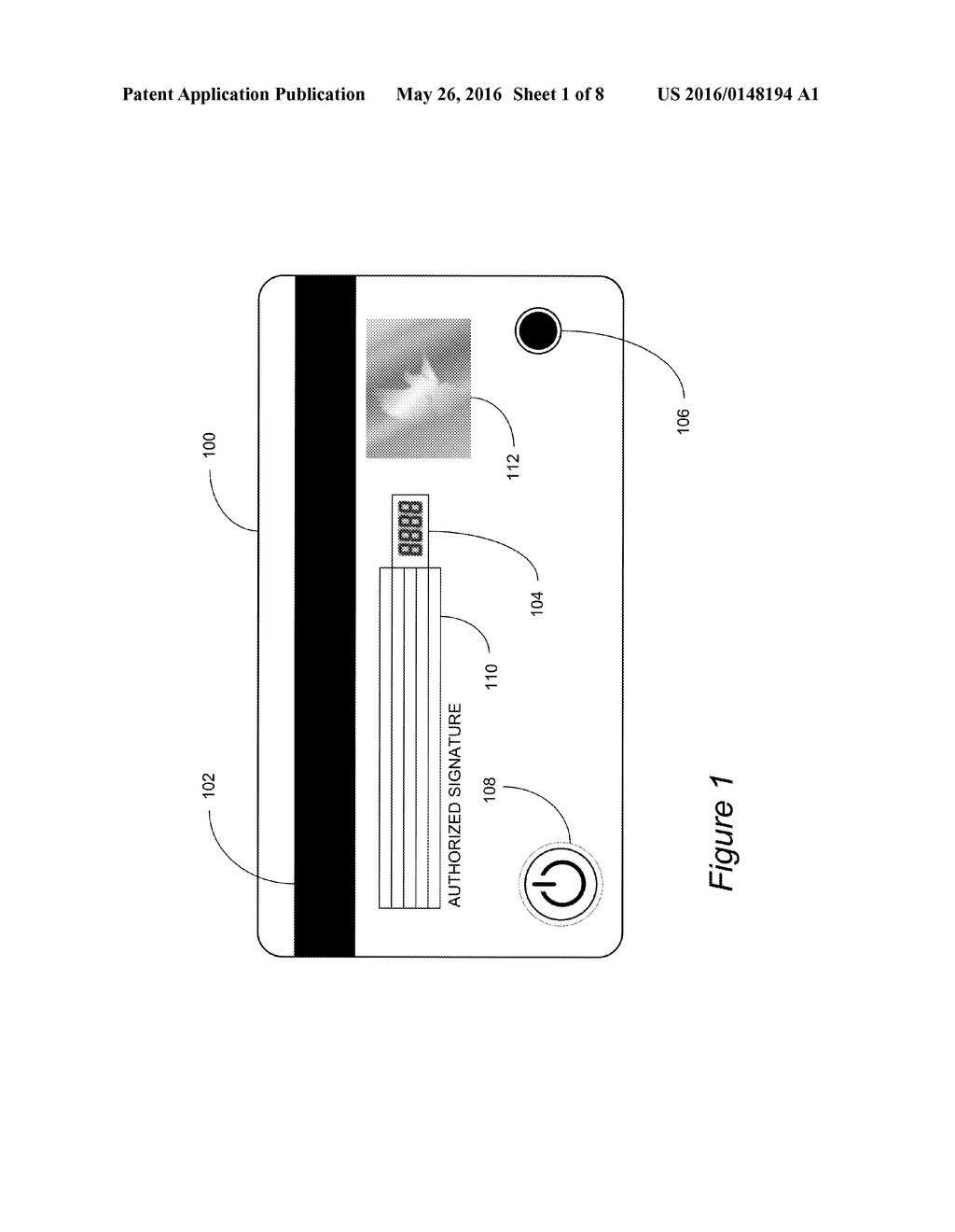 Radio Frequency Powered Smart, Debit and Credit Card System Employing a     Light Sensor to Enable Authorized Transactions - diagram, schematic, and image 02