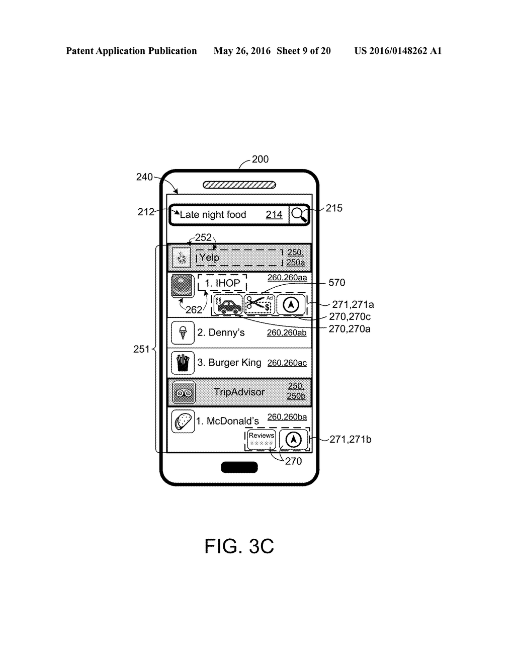 Providing Additional Functionality as Advertisements with Search Results - diagram, schematic, and image 10