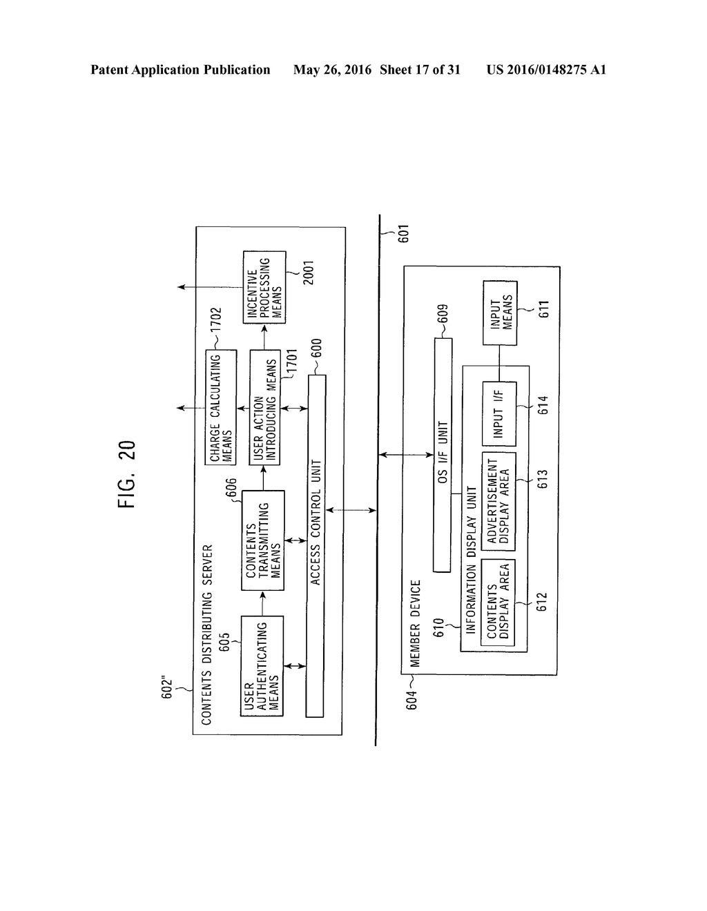 CONTENTS DISTRIBUTING SYSTEM, DEVICE FOR PROCESSING CHARGE FOR     ADVERTISEMENT INFORMATION, CONTENTS DISTRIBUTING SERVER, THEIR PROGRAM,     AND PROGRAM RECORDING MEDIUM - diagram, schematic, and image 18