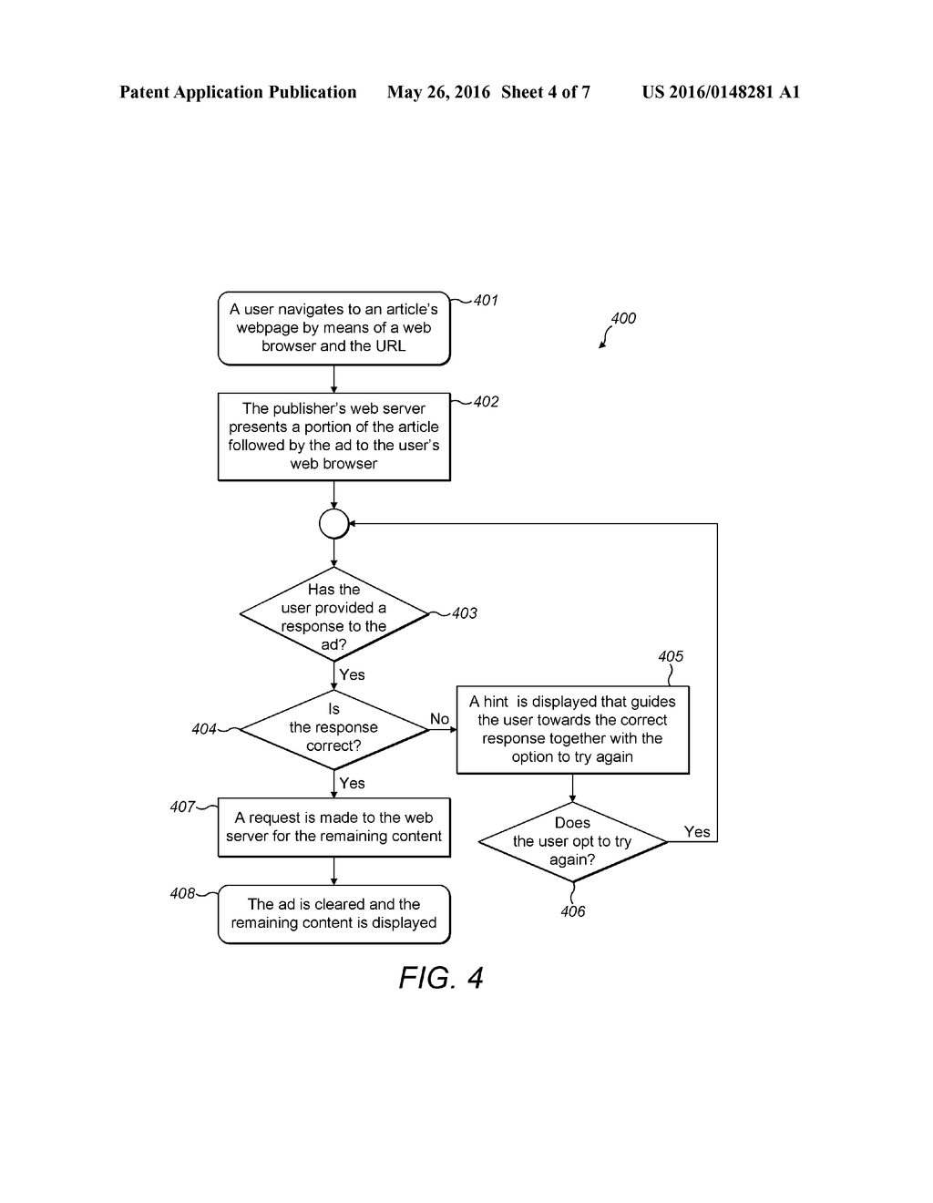 A METHOD AND SYSTEM FOR PROVIDING INTERACTIVE DIGITAL ADVERTISING - diagram, schematic, and image 05