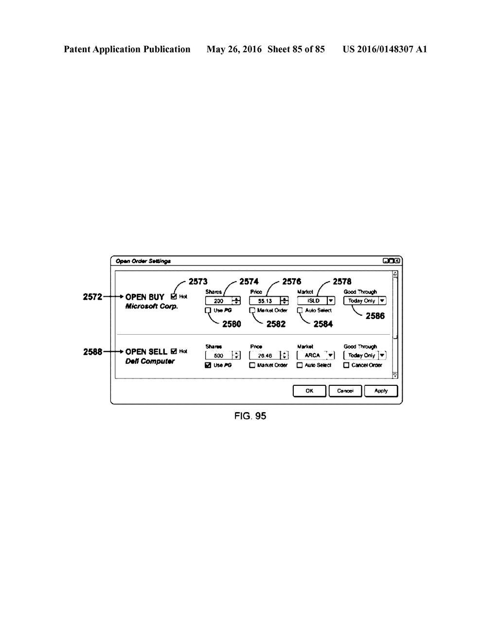 Method of buying or selling items and a user interface to facilitate the     same - diagram, schematic, and image 86