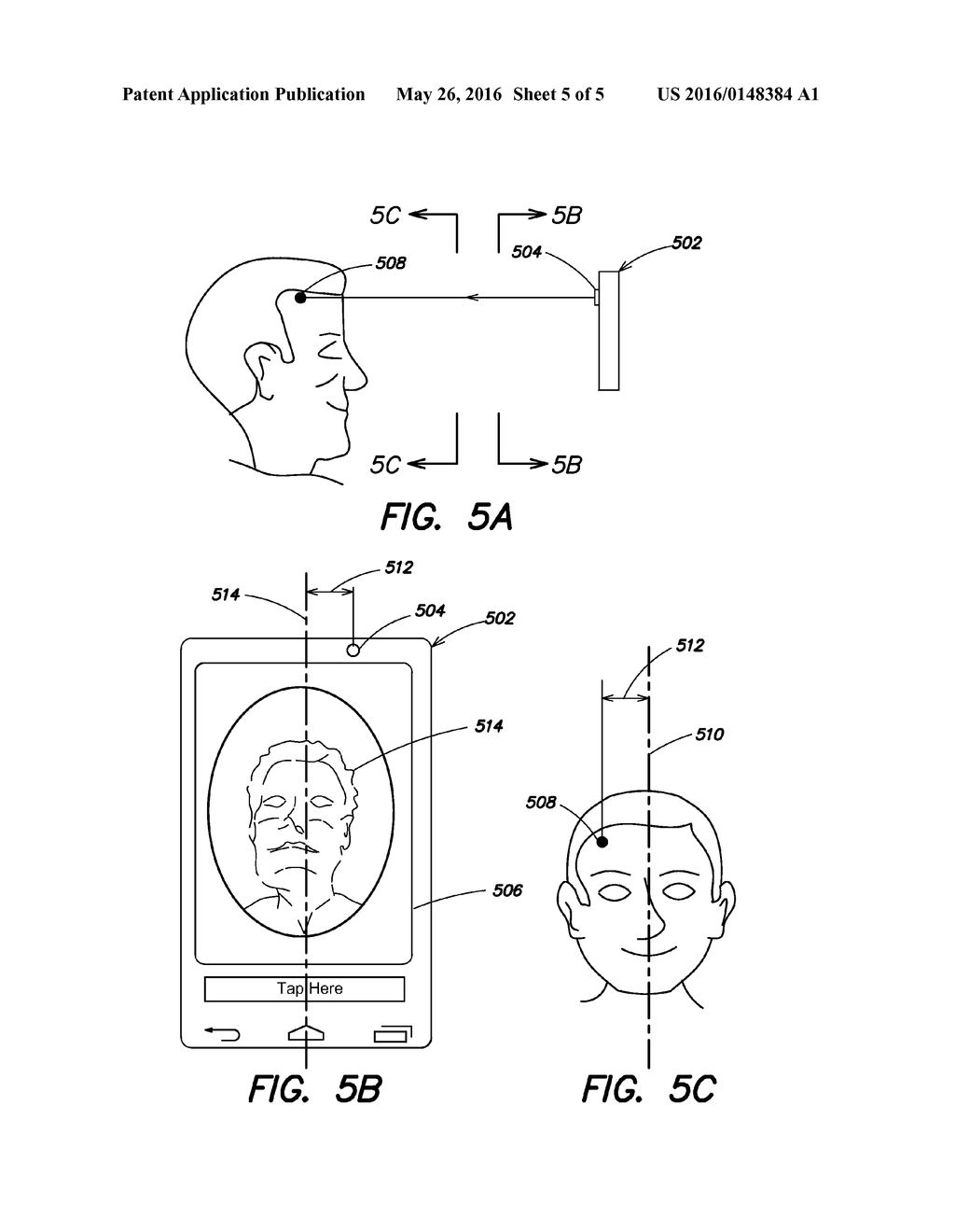 Real-time Visual Feedback for User Positioning with Respect to a Camera     and a Display - diagram, schematic, and image 06