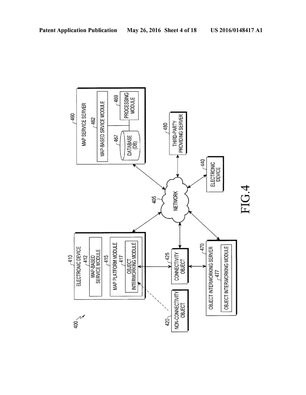 ELECTRONIC DEVICE AND METHOD FOR PROVIDING MAP SERVICE - diagram, schematic, and image 05