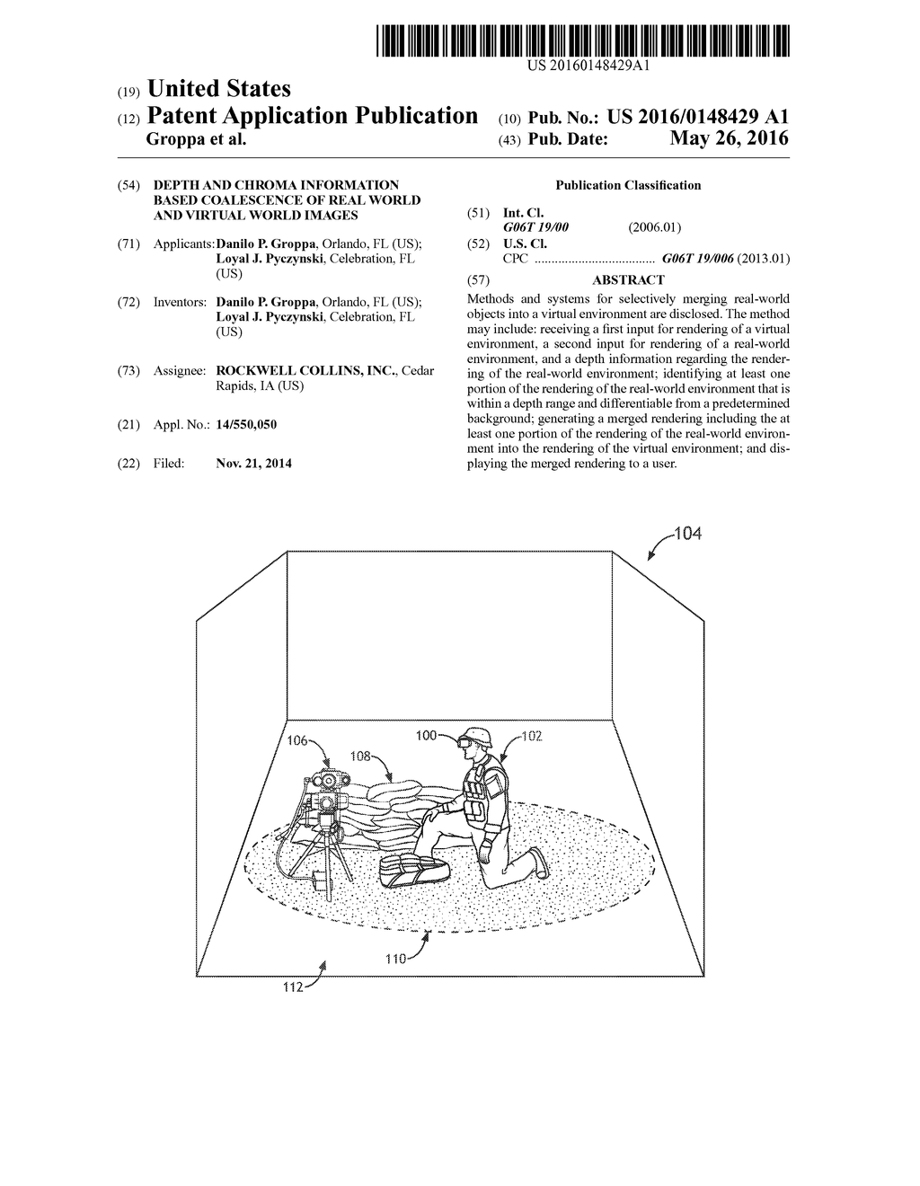 Depth and Chroma Information Based Coalescence of Real World and Virtual     World Images - diagram, schematic, and image 01