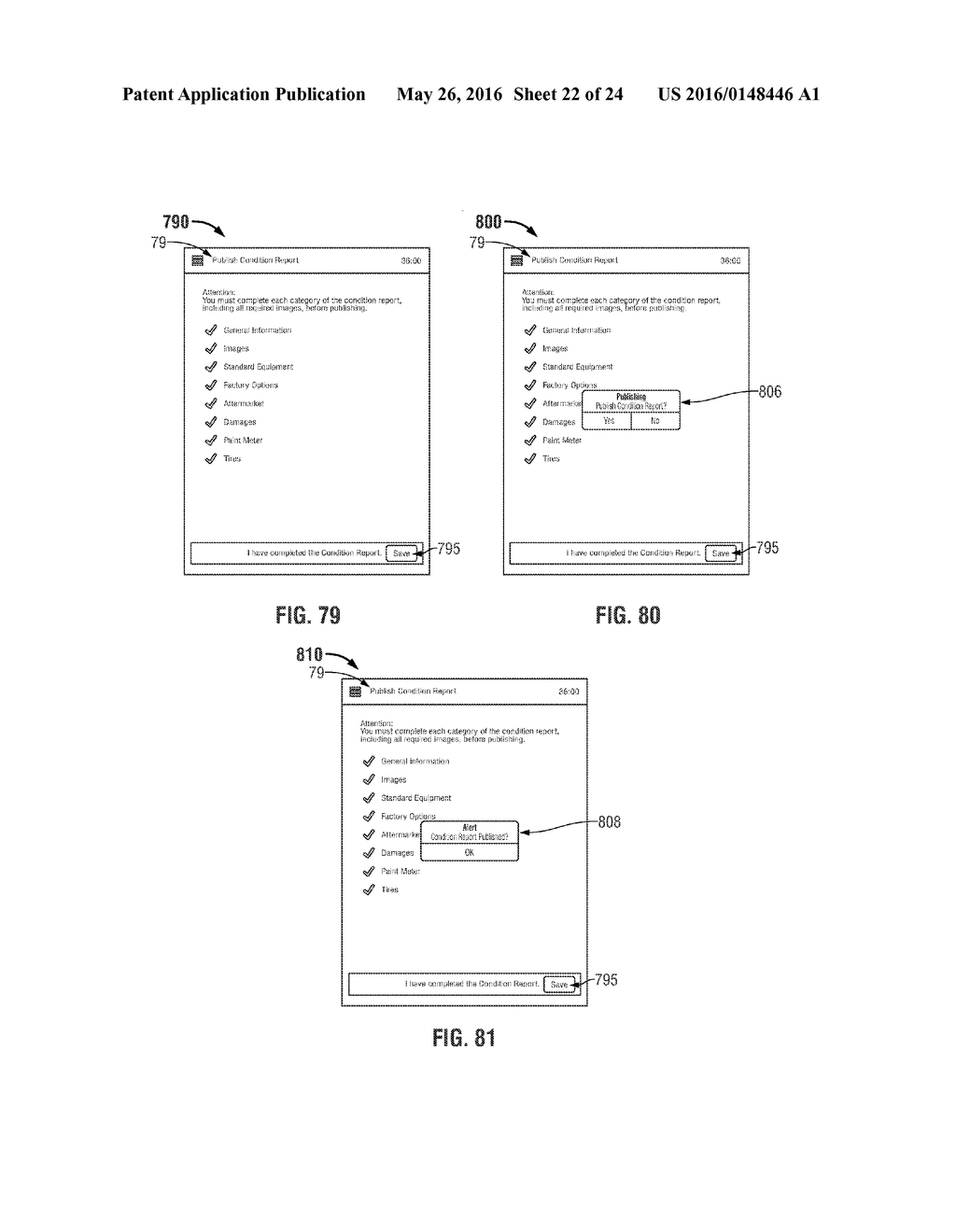 METHOD AND SYSTEM FOR PROVIDING CONDITION REPORTS FOR VEHICLES - diagram, schematic, and image 23