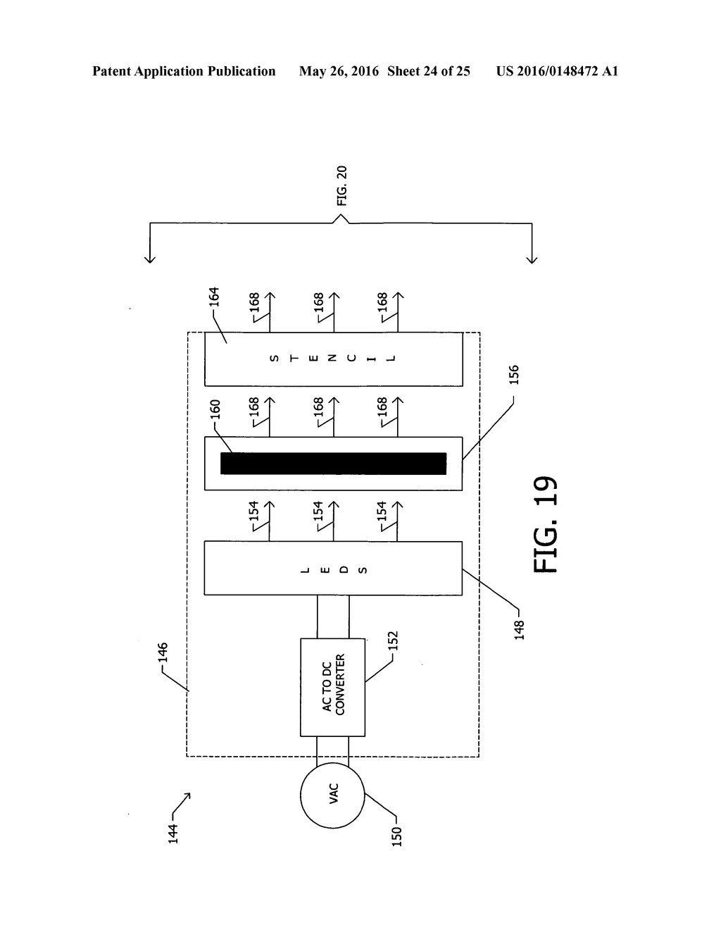 EXIT SIGN ILLUMINATED BY COLOR LEDS - diagram, schematic, and image 25