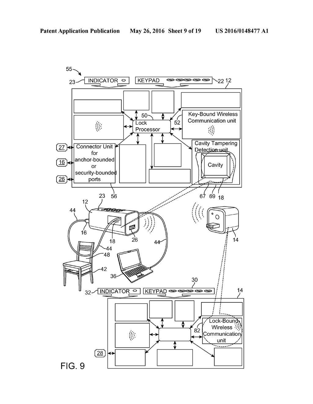 THEFT DETERRENT DEVICE AND METHOD OF USE - diagram, schematic, and image 10