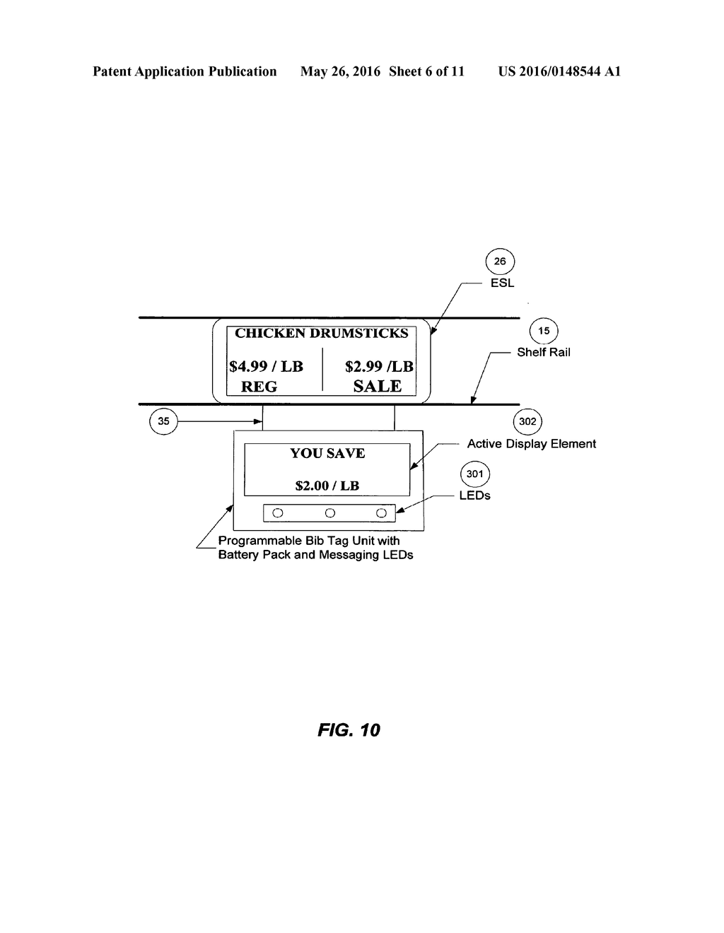 DISPLAY DESIGNS AND AUXILIARY PROMOTIONAL MECHANISMS FOR ELECTRONIC LABELS - diagram, schematic, and image 07