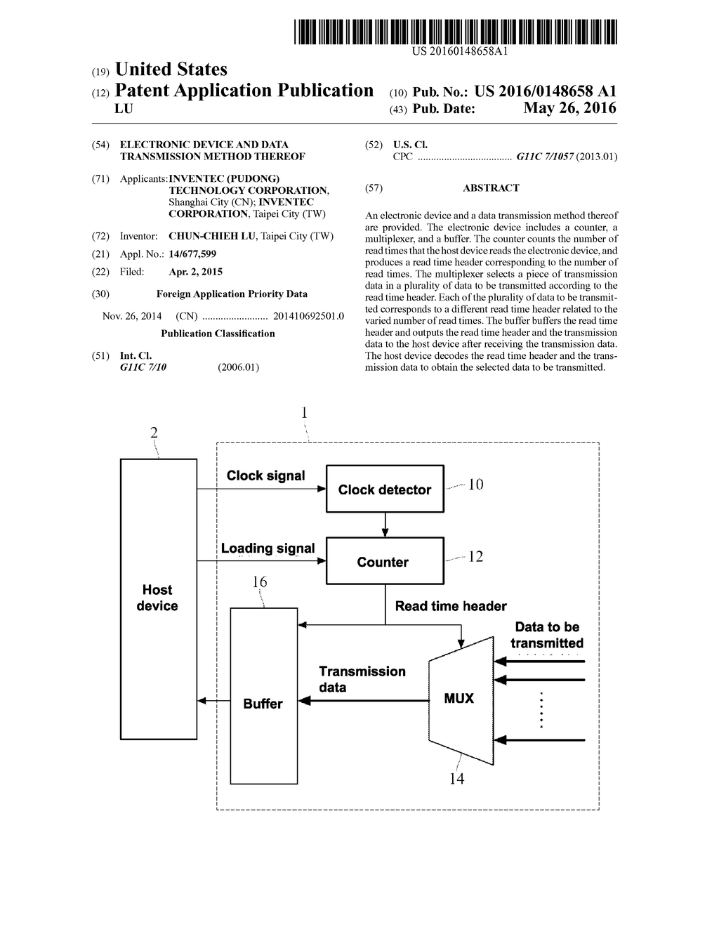 ELECTRONIC DEVICE AND DATA TRANSMISSION METHOD THEREOF - diagram, schematic, and image 01