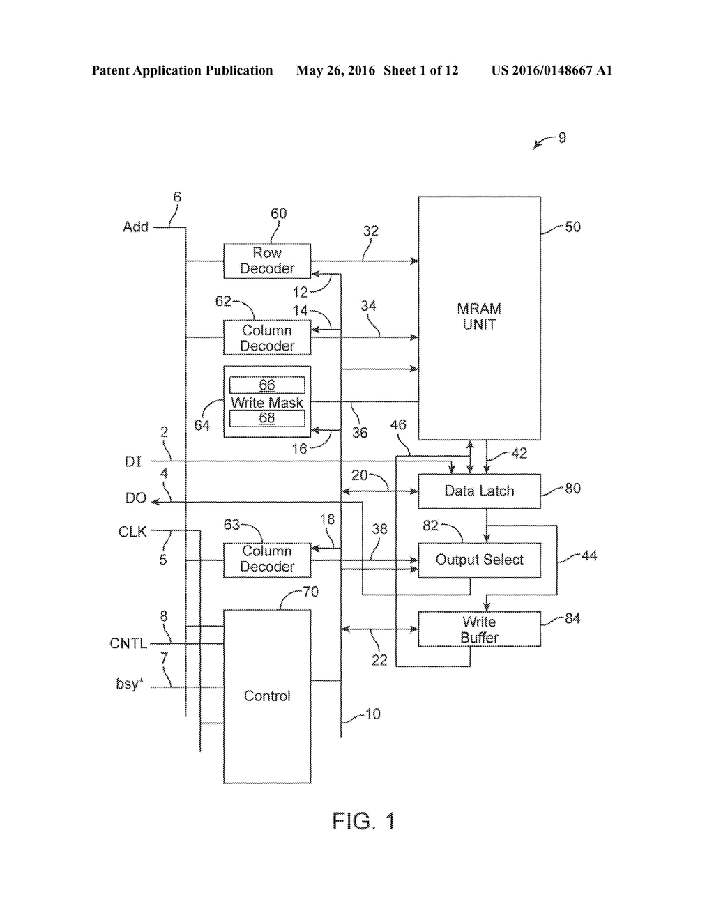 MAGNETIC RANDOM ACCESS MEMORY WITH DYNAMIC RANDOM ACCESS MEMORY     (DRAM)-LIKE INTERFACE - diagram, schematic, and image 02