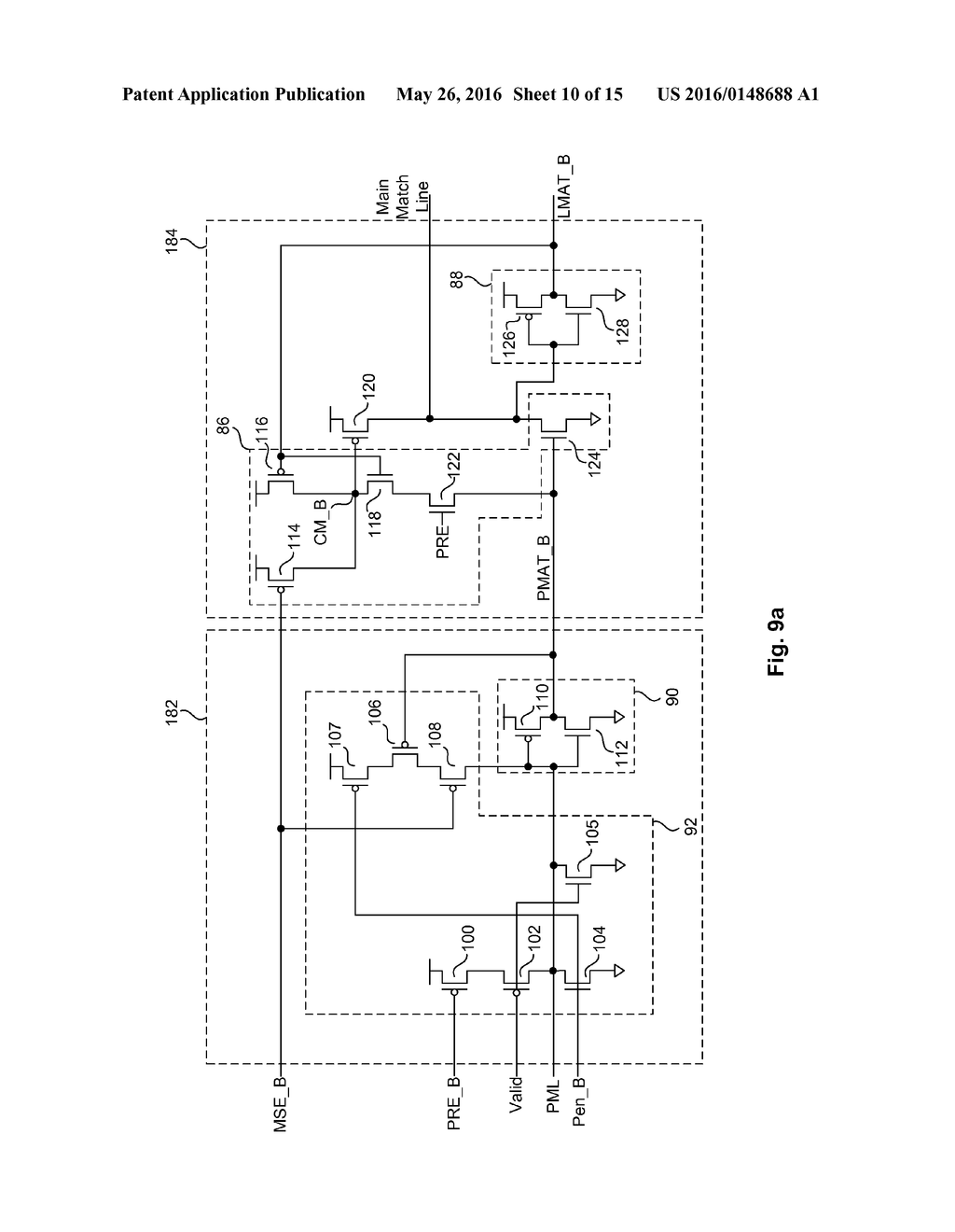 Sense Amplifier having a Timing Circuit for a Presearch and a Main Search - diagram, schematic, and image 11