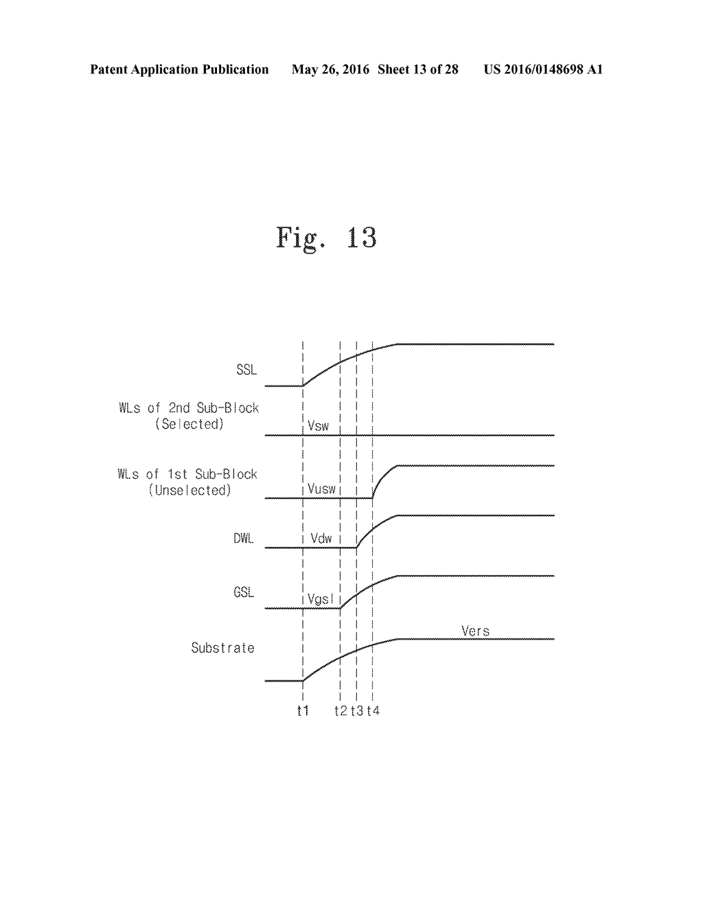 NONVOLATILE MEMORY AND ERASING METHOD THEREOF - diagram, schematic, and image 14