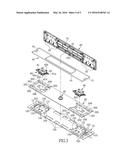 KEY STRUCTURE WITH REDUCED RESONANT NOISE diagram and image