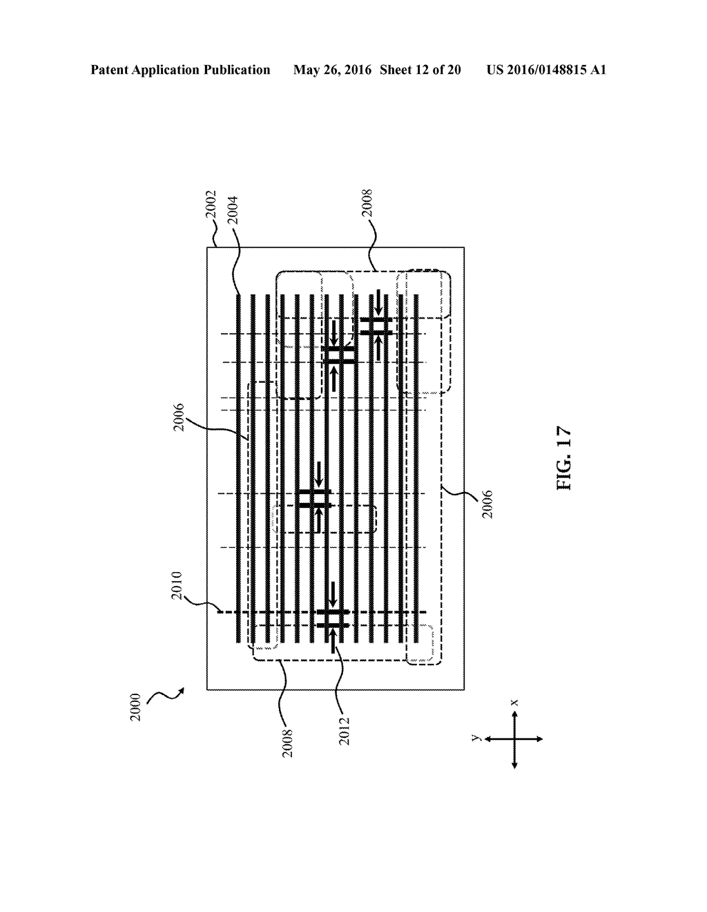 Method for Patterning a Plurality of Features For Fin-Like Field-Effect     Transistor (FINFET) Devices - diagram, schematic, and image 13