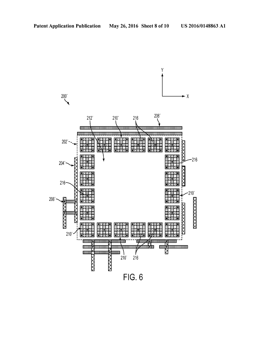 NON-CONTIGUOUS DUMMY STRUCTURE SURROUNDING THROUGH-SUBSTRATE VIA NEAR     INTEGRATED CIRCUIT WIRES - diagram, schematic, and image 09