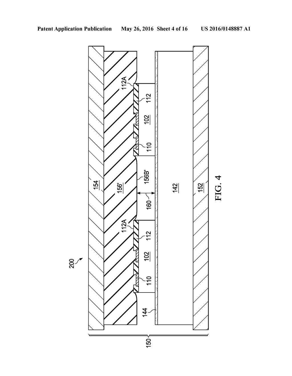 Device Package with Reduced Thickness and Method for Forming Same - diagram, schematic, and image 05