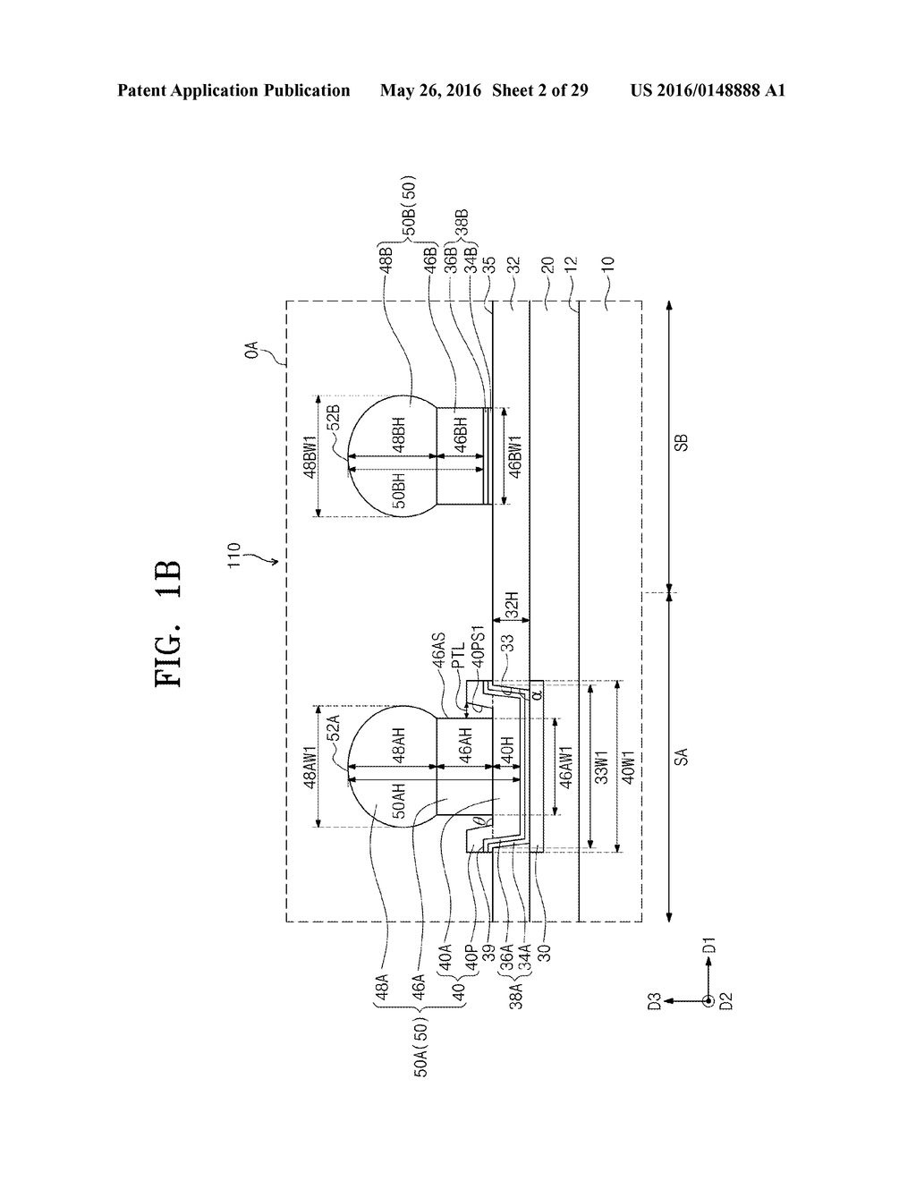 SEMICONDUCTOR DEVICES AND METHODS FOR FABRICATING THE SAME - diagram, schematic, and image 03