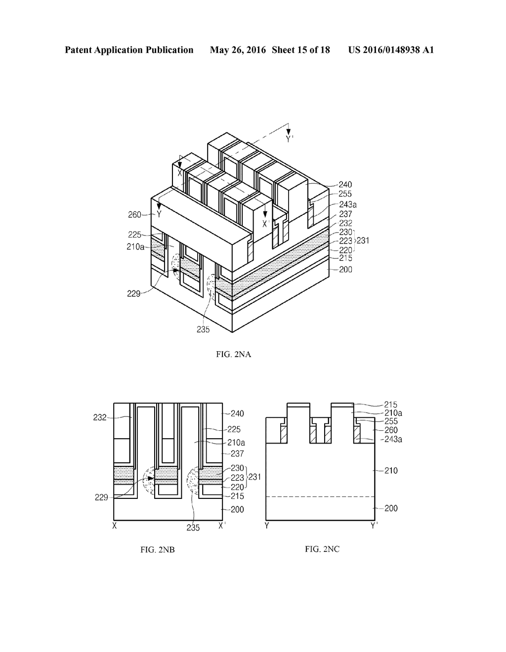 SEMICONDUCTOR DEVICE HAVING A GATE AND A CONDUCTIVE LINE IN A PILLAR     PATTERN - diagram, schematic, and image 16