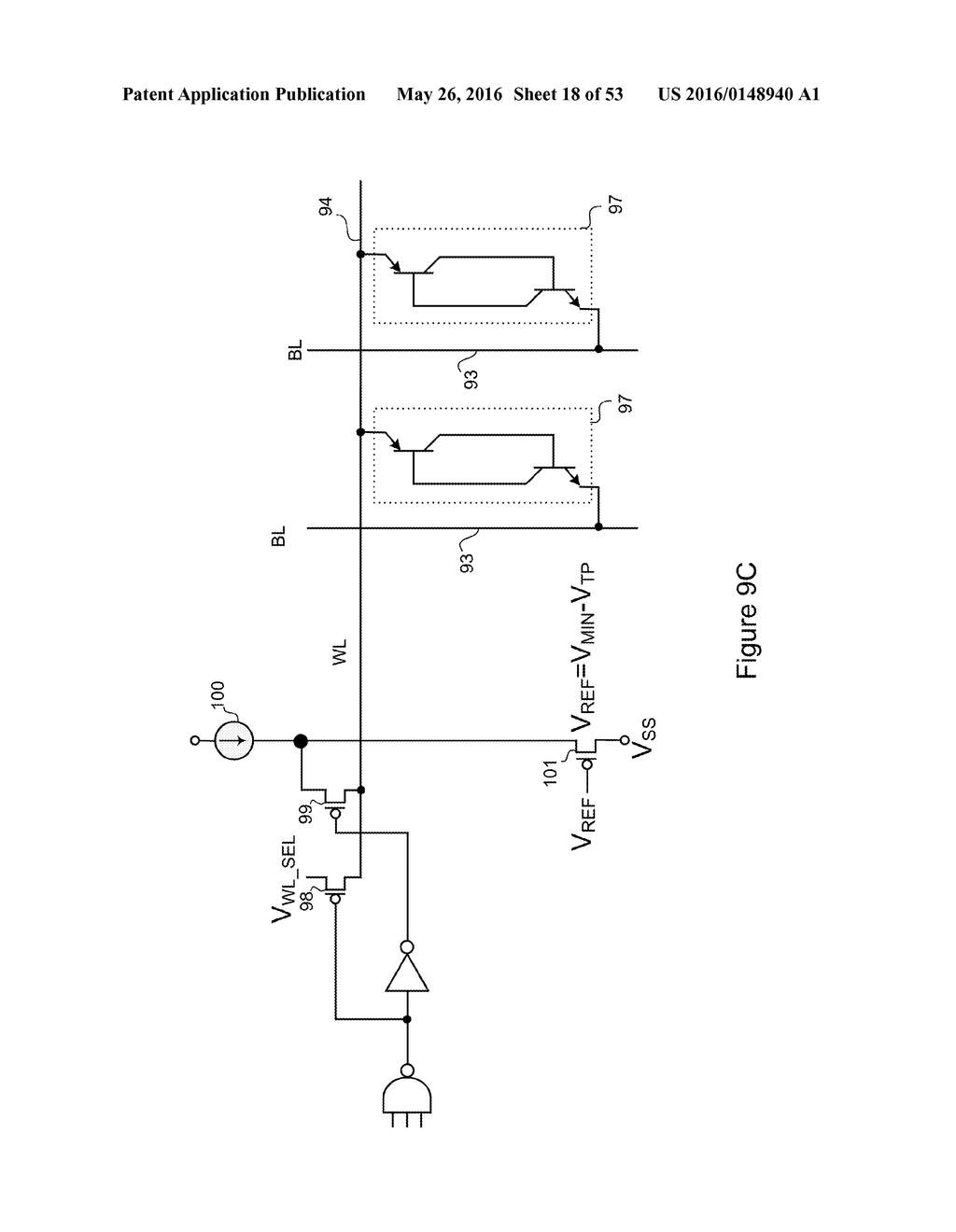 Cross-Coupled Thyristor SRAM Semiconductor Structures and Methods of     Fabrication - diagram, schematic, and image 19