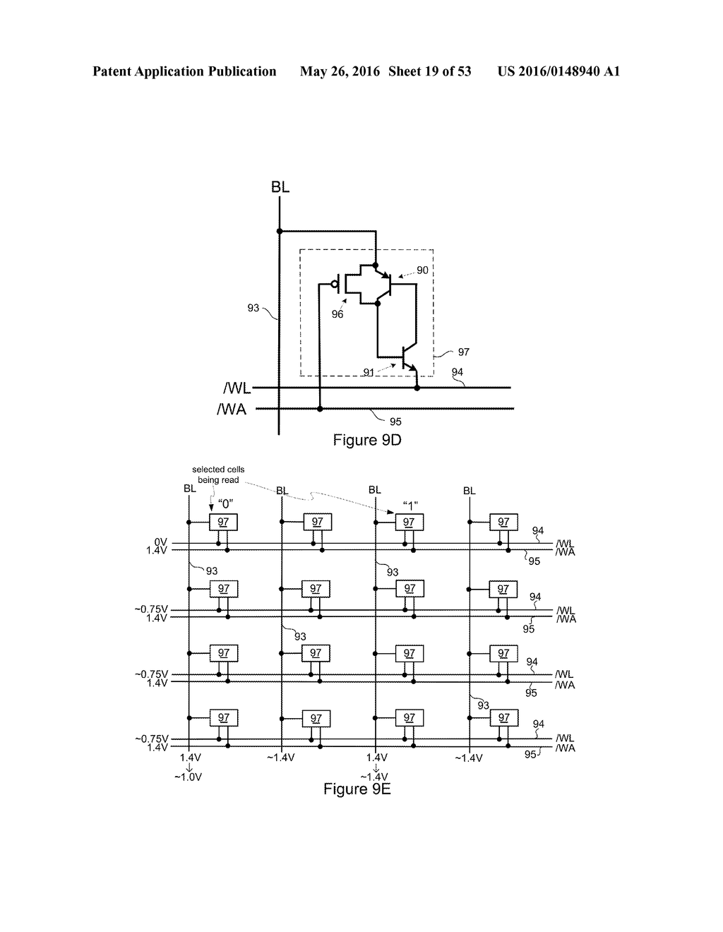 Cross-Coupled Thyristor SRAM Semiconductor Structures and Methods of     Fabrication - diagram, schematic, and image 20