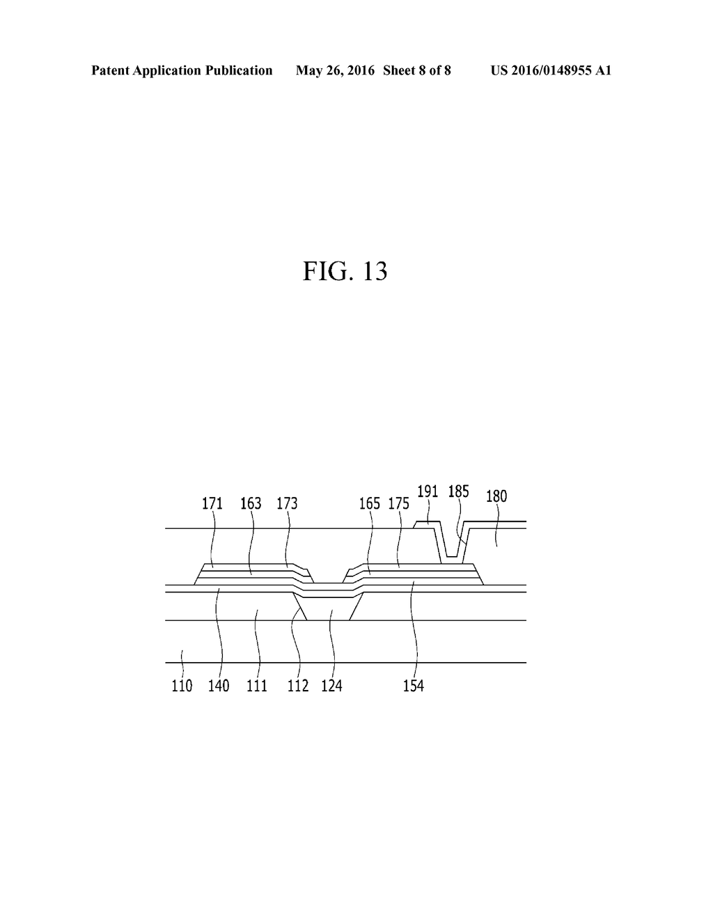 THIN FILM TRANSISTOR ARRAY PANEL AND METHOD FOR MANUFACTURING THE SAME - diagram, schematic, and image 09