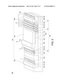 SEMICONDUCTOR STRUCTURE HAVING FIELD PLATES OVER RESURF REGIONS IN     SEMICONDUCTOR SUBSTRATE diagram and image