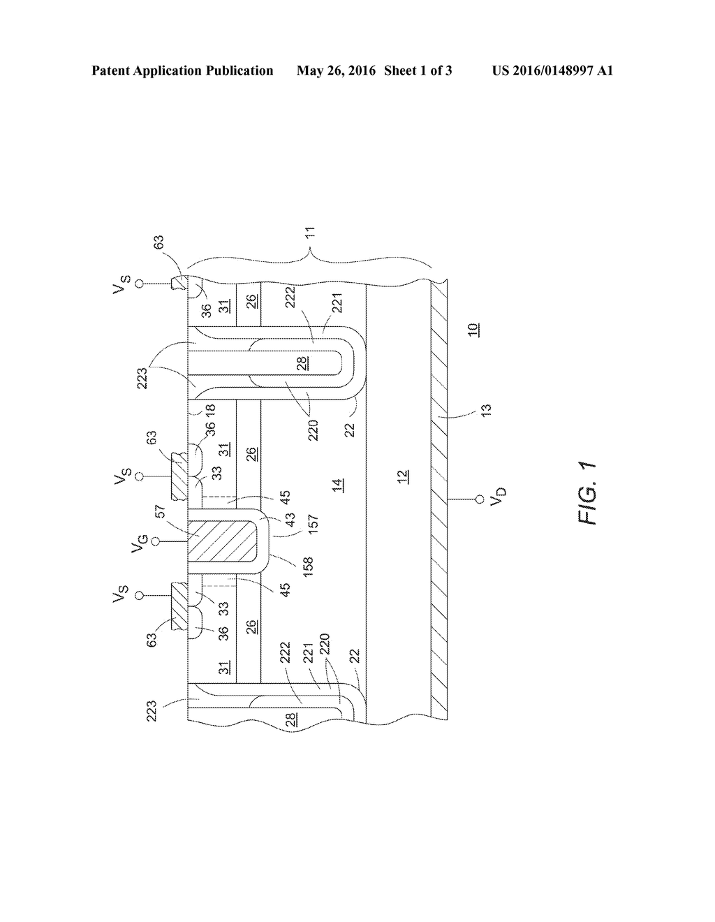 SEMICONDUCTOR DEVICE HAVING LOCALIZED CHARGE BALANCE STRUCTURE AND METHOD - diagram, schematic, and image 02