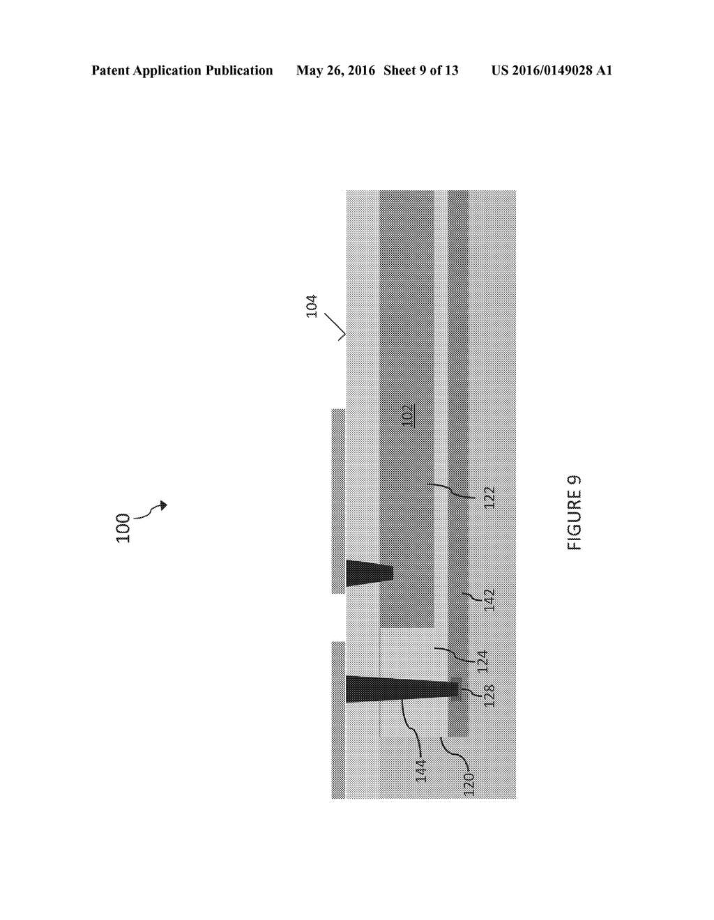 SEMICONDUCTOR DEVICE WITH CHARGE COMPENSATION REGION UNDERNEATH GATE     TRENCH - diagram, schematic, and image 10