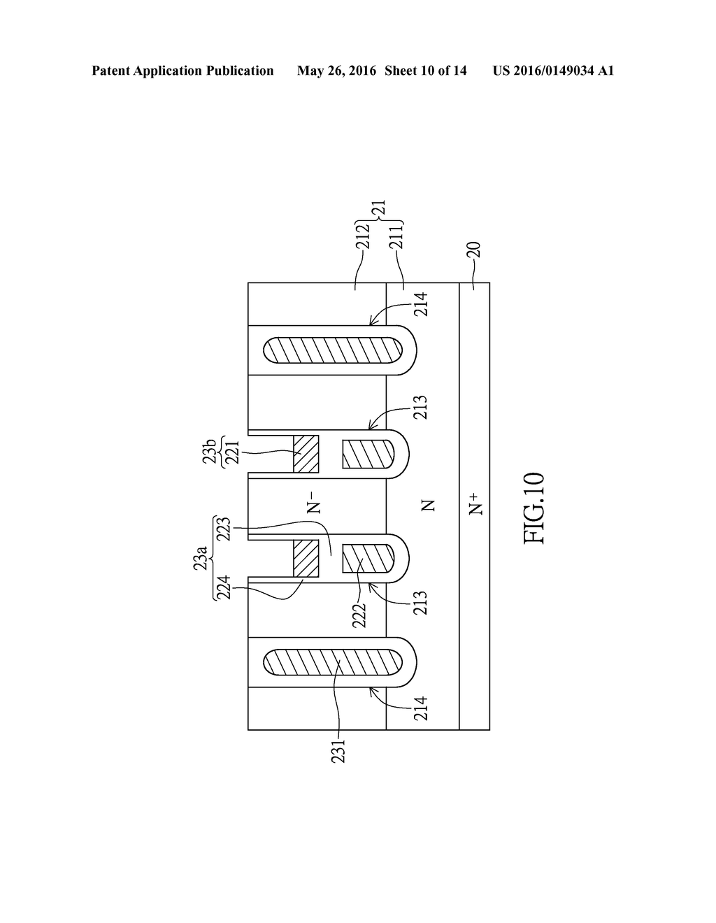 POWER SEMICONDUCTOR DEVICE HAVING LOW ON-STATE RESISTANCE - diagram, schematic, and image 11