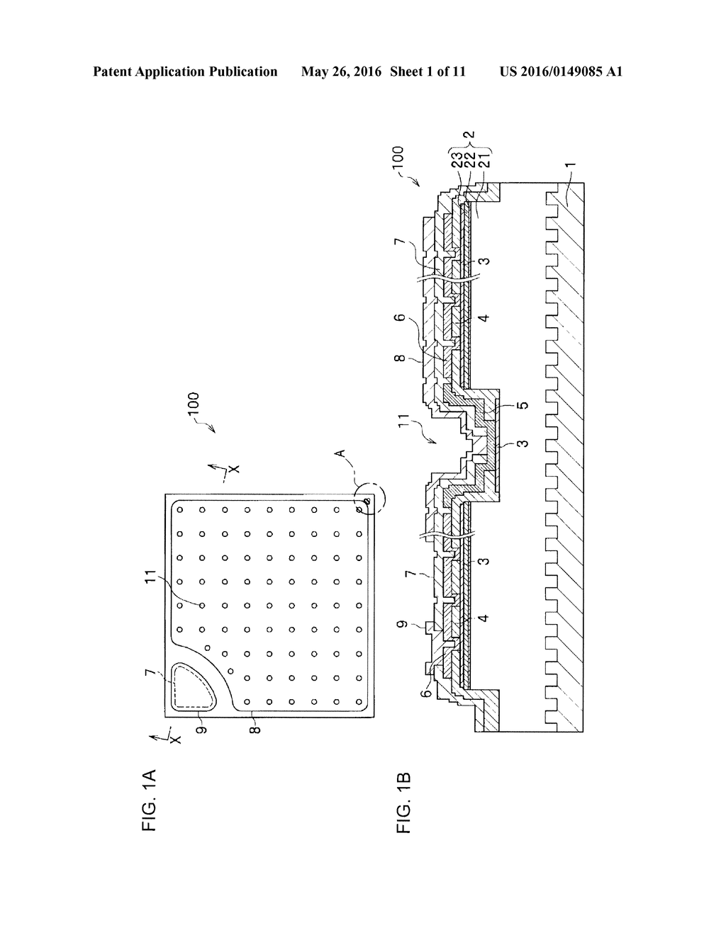 METHOD OF MANUFACTURING LIGHT EMITTING ELEMENT - diagram, schematic, and image 02