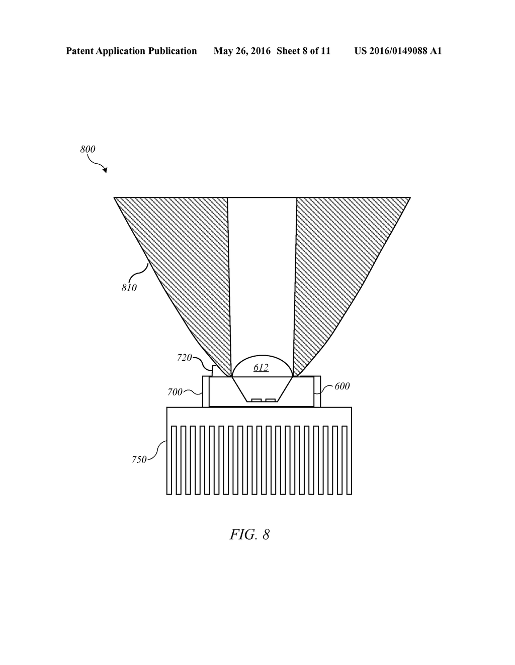 COMPACT EMITTER FOR WARM DIMMING AND COLOR TUNABLE LAMP - diagram, schematic, and image 09